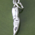 Sterling Silver Jalapeno Pepper Charm