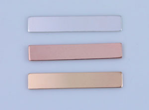 Gold Filled Rectangle Tag