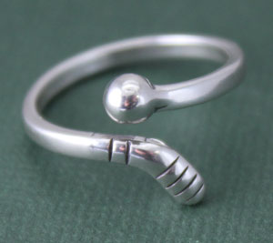 Hockey with Puck Adjustable Ring