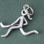 Sterling Silver Lacrosse Girl Player