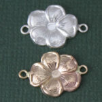 Flower Link Connector Charm