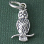 Sterling Silver Owl Charm