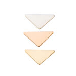 Gold Filled Triangle Stamping Blank