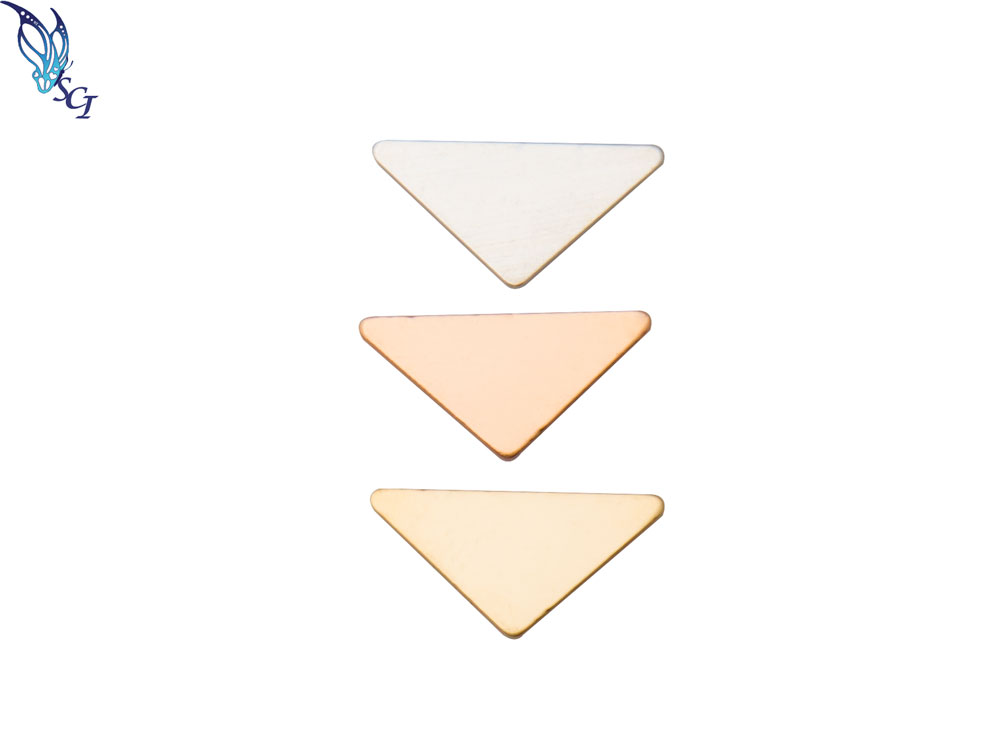 Gold Filled Triangle Stamping Blank Gold Filled Triangle Stamping Blank