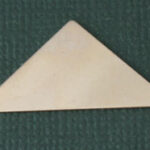 Gold Filled Triangle Stamping Blank