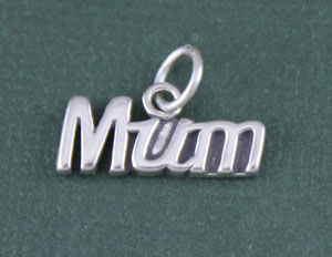Sterling Silver Mum Charm