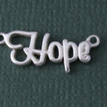 Sterling Silver Hope Link Charm