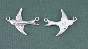 Sterling Silver Sparrow Link Connector