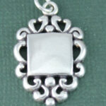 Filigree Square Tag