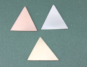 Large Triangle Stamping Blank