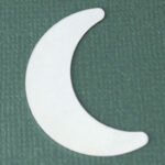 Large Crescent Moon Stamping Blank
