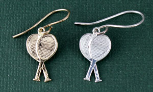 Tennis Racket Earrings