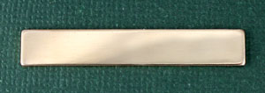 Rectangular Bar Disc Gold Filled