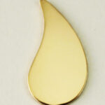 Gold Filled Tear Drop Stamping Blank