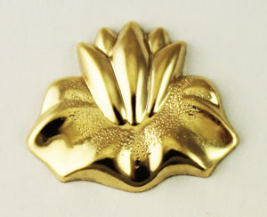 Lotus Gold Filled Stamping Charm Lotus Gold Filled Stamping Charm