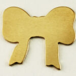 Gold Filled Bow Stamping Blank