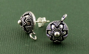 Dotted Design Earring Compenents