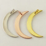 Large Crescent Moon Pendant