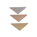 Gold Filled Triangular Stamping Blank