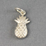 Sterling Silver 2D Pineapple Charm