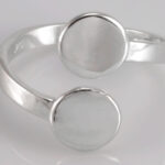 Round Disc Band Ring