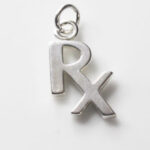 "RX" Prescription Symbol Charm