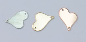 Sideways Heart Stamping Blank