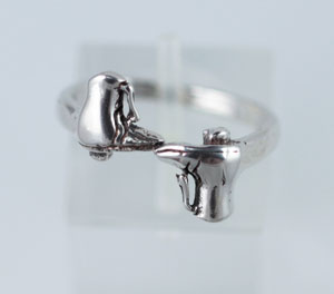 Drill Team Boots Ring