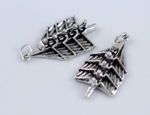 Large Boat Rowers Charm