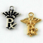 Tiny Rx Pharmacy Symbol Charm
