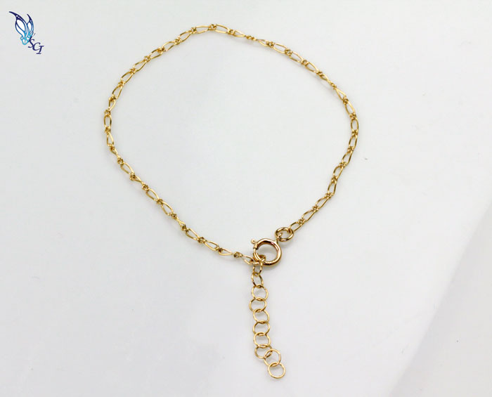 Gold Filled Oval Twist Link Bracelet Gold Filled Oval Twist Link Bracelet