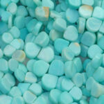 Blue Opal Flat Teardrop Beads