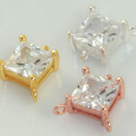 Square CZ Y Lariat Centerpiece