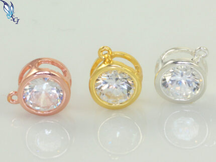 CZ Drop Pendant
