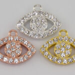 Evil Eye Pave Crystal Charm