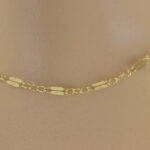 Gold Filled Double Bar Links Necklace