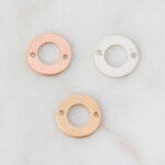 Gold Filled Round Link Connector