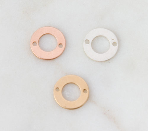 Gold Filled Round Link Connector Gold Filled Round Link Connector