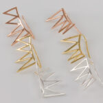 Zigzag Ear Crawler Earrings