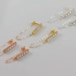 CZ Dangle Bar Earrings