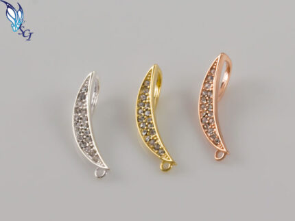Pave Moon Pendant