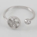 CZ Starfish Open Ring