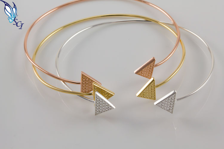 Triangle Bangle Bracelet Triangle Bangle Bracelet