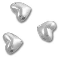 Puffed Heart Bead