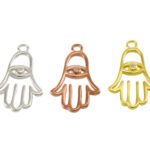 Wired Hamsa with Evil Eye Charm