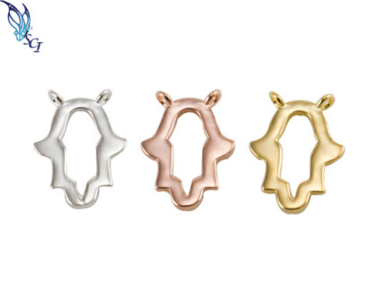Hamsa Cut Out Link Connector