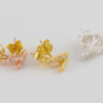 CZ Bar Stud Earrings