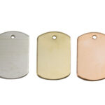 Dog Tag Stamping Blank with One Hole