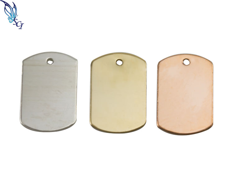 Dog Tag Stamping Blank with One Hole Dog Tag Stamping Blank with One Hole