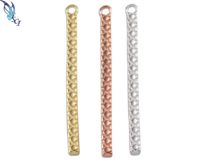 Vertical Textured Bar Pendant